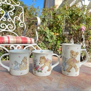 Mikasa Teddy Bear and Mouse Mug Set